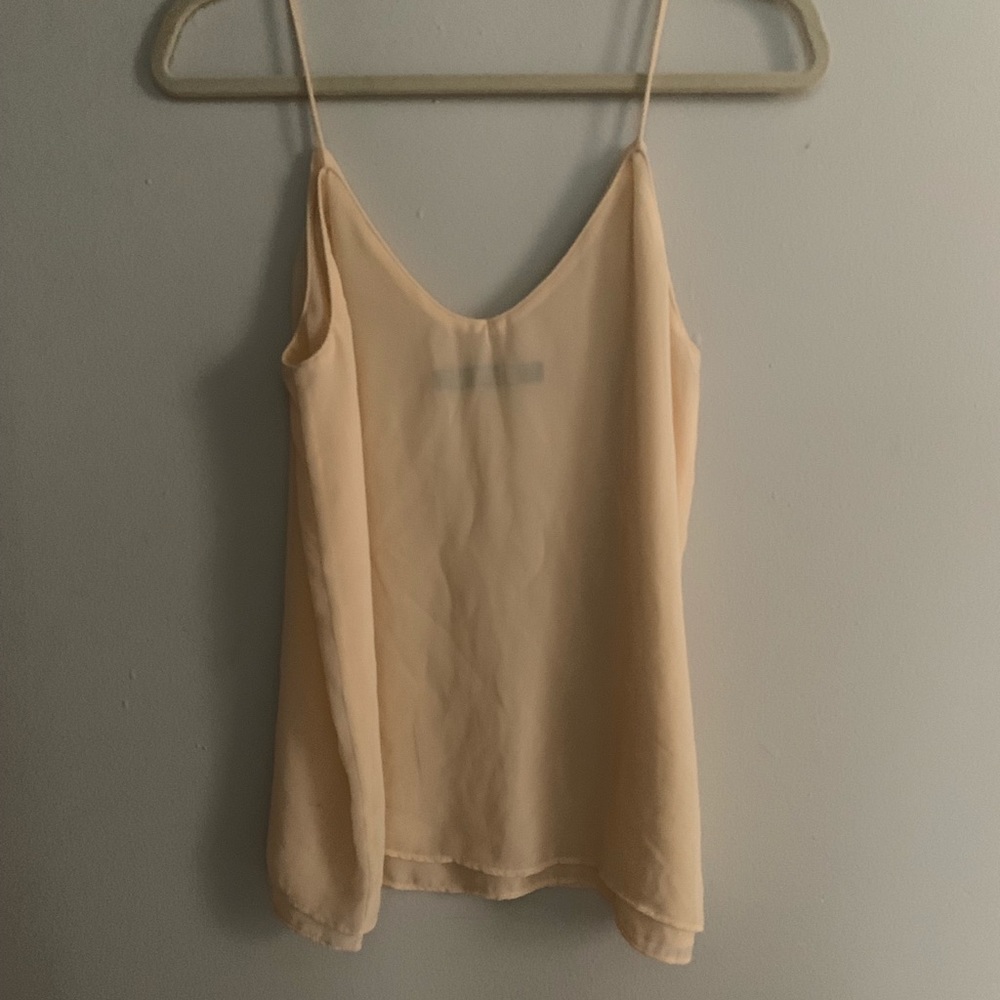 ZARA PEACH SHEER CAMI
